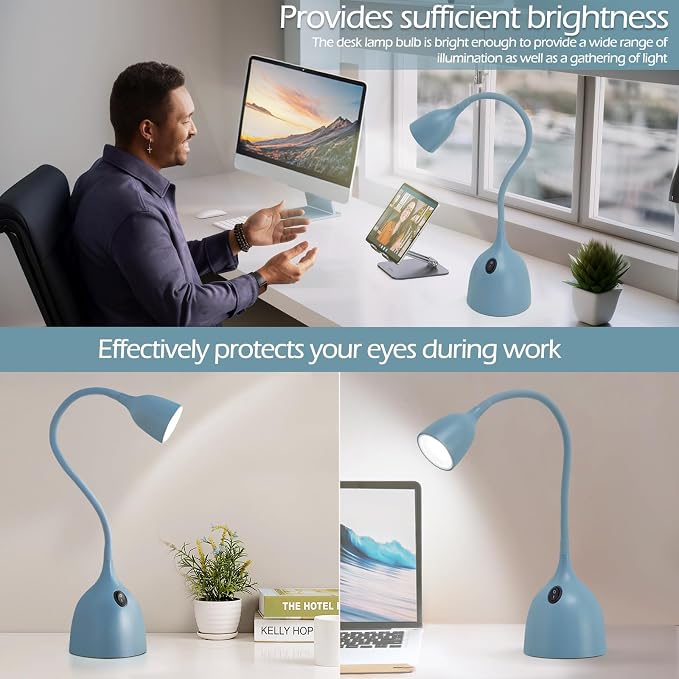 EJIAXIN Gooseneck Desk Lamp 360 LED Flexible Reading Light - Image 4
