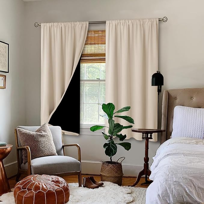 BGment Champagne Blackout Curtains - Image 2