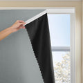 JILRON Adhesive Curtain 100% Blackout No-Drill Easy Install by JILRON