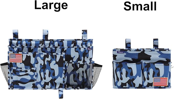 Surblue Bedside Caddy Hanging Bed Organizer Storage Bag Pocket - Image 7