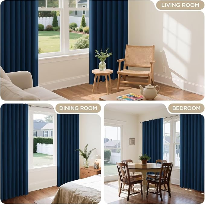 Joydeco 72 Inch Blackout Curtains - Image 7
