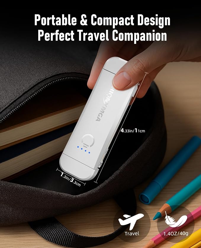 HIONXMGA Book Reading Light, Silent Touch Books Lamp - Image 6