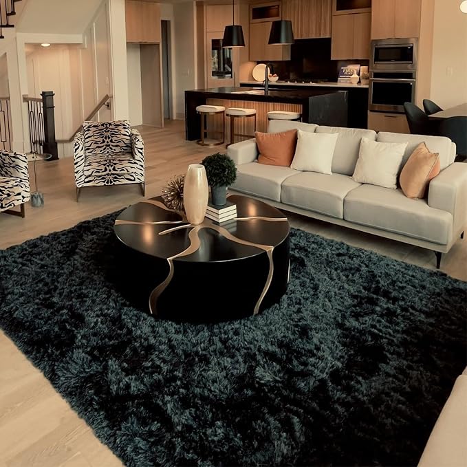 HOMORE Bedroom Rug 3x5 Black Rugs - Image 6