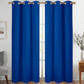 Diraysid Royal Blue Grommet Blackout Curtains by Diraysid%2C+refresh+your+life