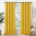 Deconovo Blackout Curtains for Bedroom and Living Room 108 Inches Long | Black by Unknown