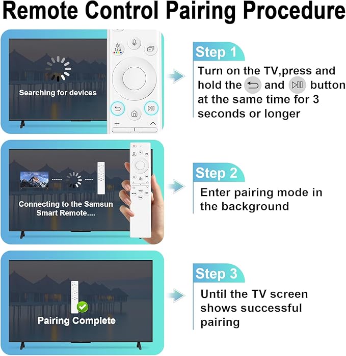 BN59-01391A Solar Voice Remote for Samsung Frame TV Remote Replacement with Voice Search, Apps and Solar Charging for Samsung 2021-2025 Neo LED Smart 4K Ultra HD TV, 4 Shortcut Buttons