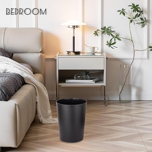 UUJOLY Small Bathroom Trash Can Wastebasket Garbage Can, 1.8 Gallon, Kids Room - Image 3