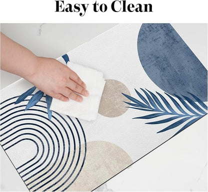 Dog Food Mats for Floors, Absorbent Dog Bowl Mat for Food and Water Dispenser Mat, Quick Dry Cat Food Mat Pet Supplies