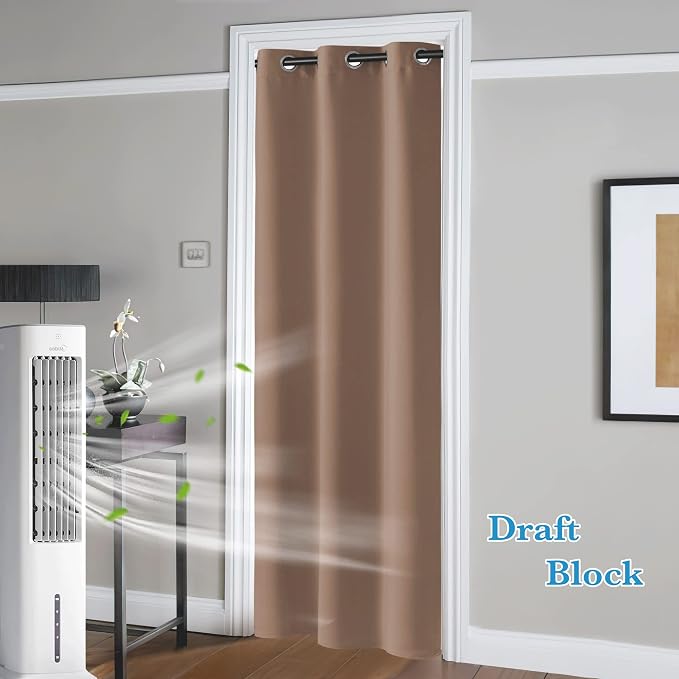 RYB HOME Blackout Curtains for Bedroom Closet Living Room Nursery Dining | - Image 2