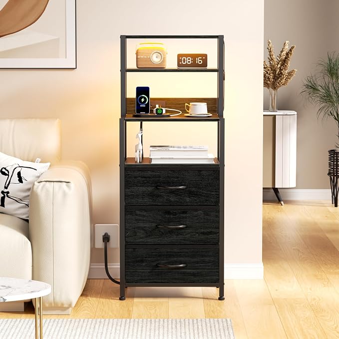 Night Stand, Tall Nightstand by Furnulem