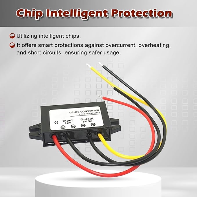 12V to 24V DC Step UP Converter DC Converter Regulator 30A 720W Power Supply Adapter for Golf Cart Club Car Truck Vehicle Boat Solar System
