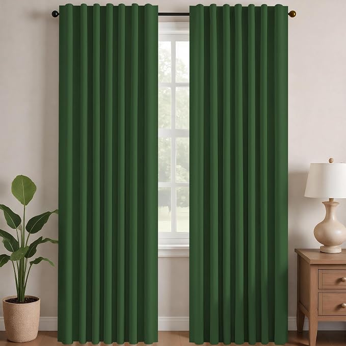 Deconovo Blackout Curtains for Bedroom, Living Room Curtains 84 Inches Long | by Unknown