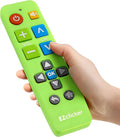 EZclicker Plus Big Button Universal TV Remote (Green) Simple Easy to Use, Works with Major TV Brands (2xAAA Batteries Not Included)