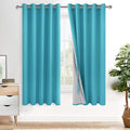 XWZO 100% Blackout Curtains 63 Inches Length by XWZO