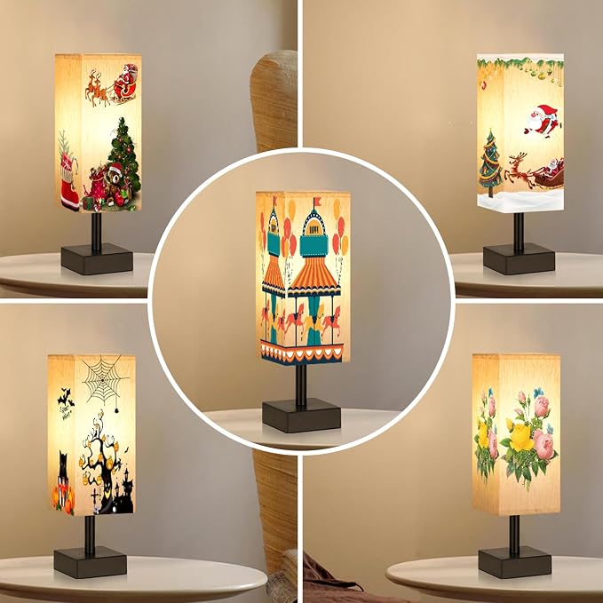 aooshine Small Bedside Table Lamp - Image 7