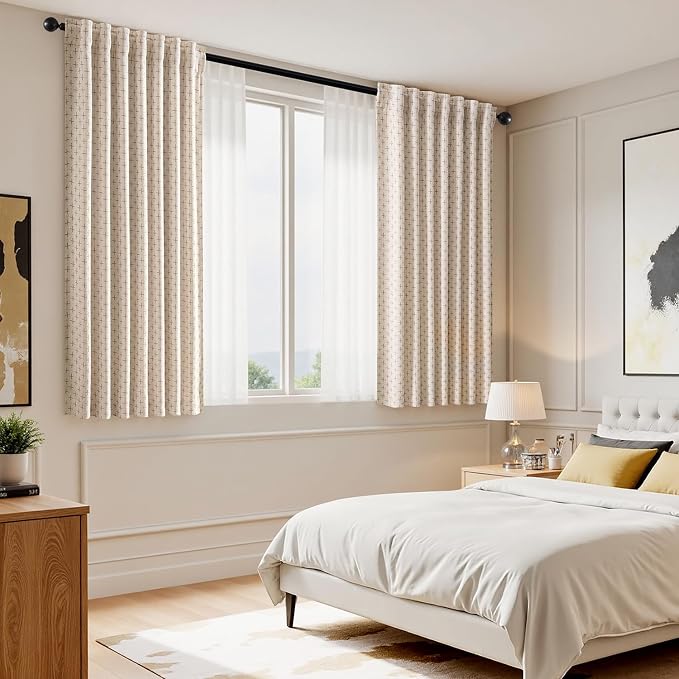 MIULEE 100% Blackout Decorative Linen Curtains - Image 7