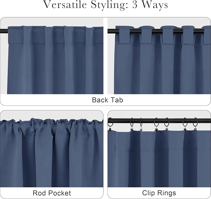 PONY DANCE Short Curtains for Small Window - Image 5