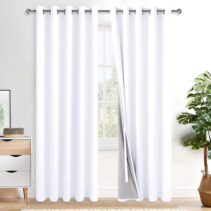 XWZO Total Blackout Curtains 84 Inches Long by XWZO