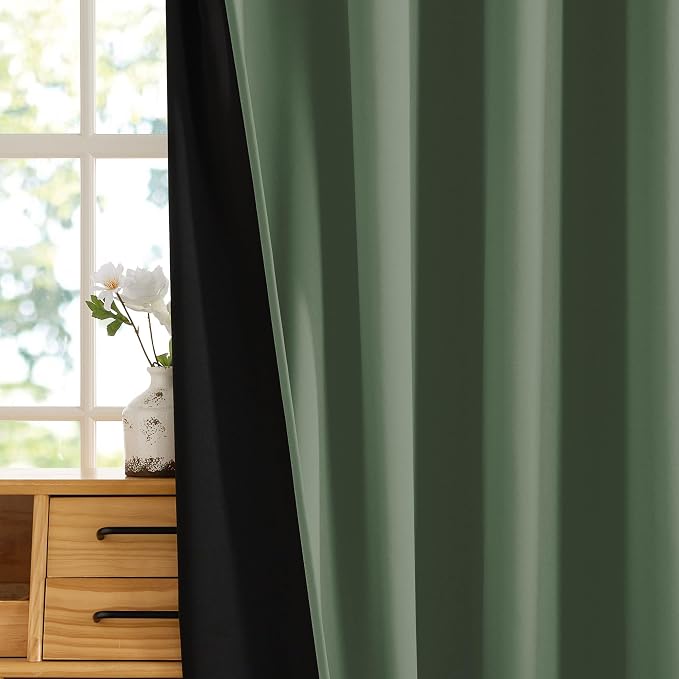 RYB HOME 100% Blackout Curtains - Image 6