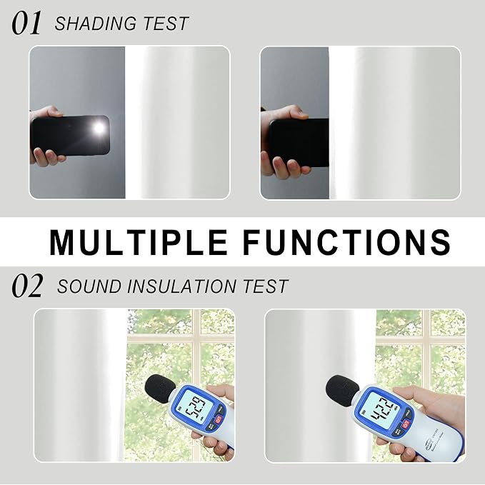 XWZO 100% Blackout Curtains - Image 4