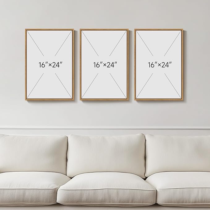 Framed Neutral Abstract Wall Art - Image 3