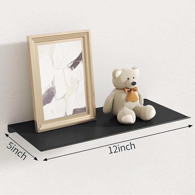 MKO 2 Pack 12" Floating Shelves - Image 3