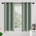 NICETOWN Sage Green Room Darkening Curtains 50 Inches Long 2 Panels by NICETOWN