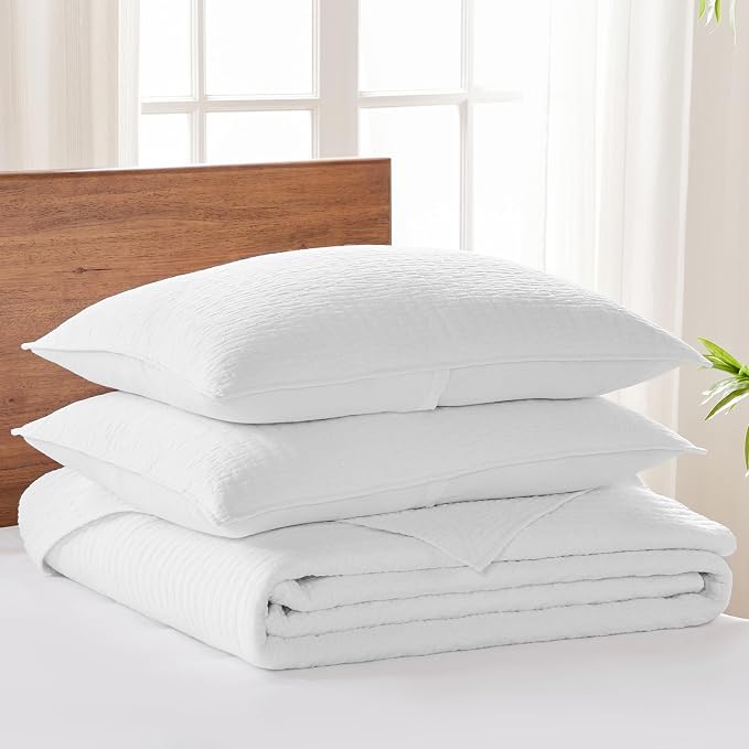 Levtex Home Cross Stitch Reversible Full Bedspread Set - Image 3