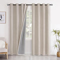 YoungsTex Extra Long Linen Blackout Curtains 90 Inch Length by YoungsTex