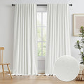 Living Room Curtains for Large Windows Modern Farmhouse Patio Sliding Door by KEQIAOSUOCAI