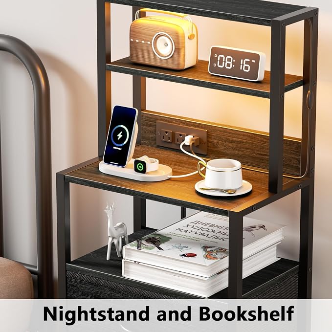 Night Stand, Tall Nightstand - Image 4