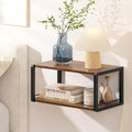 Floating Nightstand, Wood Bedside Shelf Wall Mounted Nightstand by NANAGIFTREE