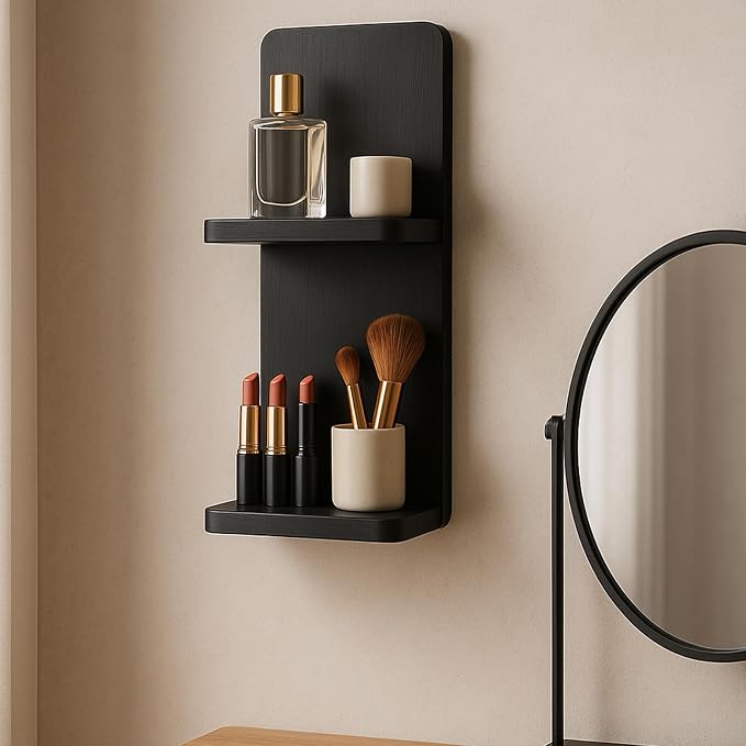 Floating Wall Shelves Set of 2, Modern Storage - Image 6