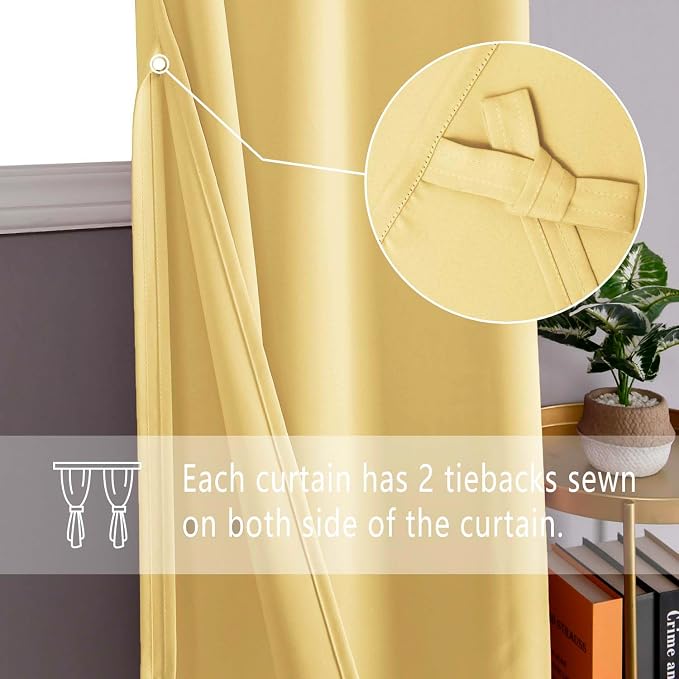 DWCN Blackout Curtains for Bedroom - Image 2