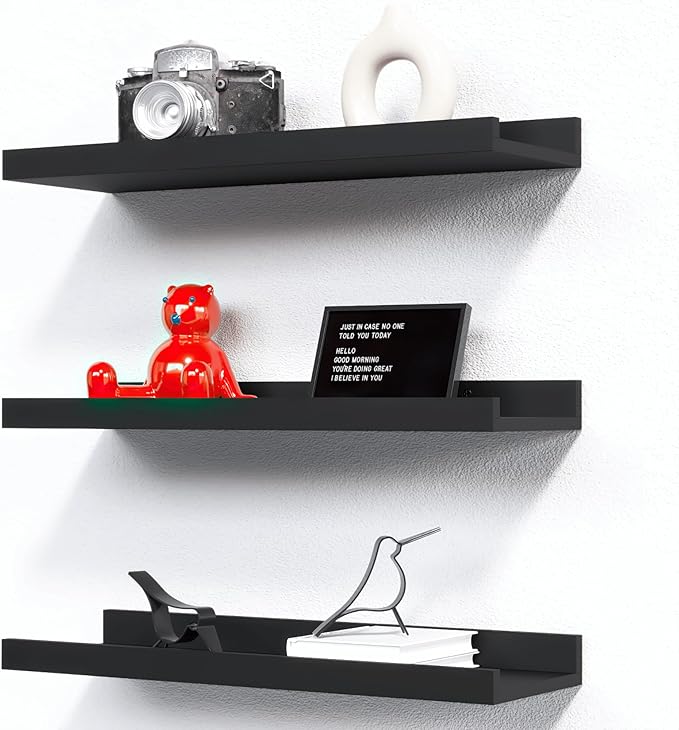 RICHER HOUSE 3-Set Floating Shelves by RicherHouse