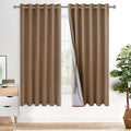 XWZO 100% Blackout Curtains 63 Inches Long by XWZO