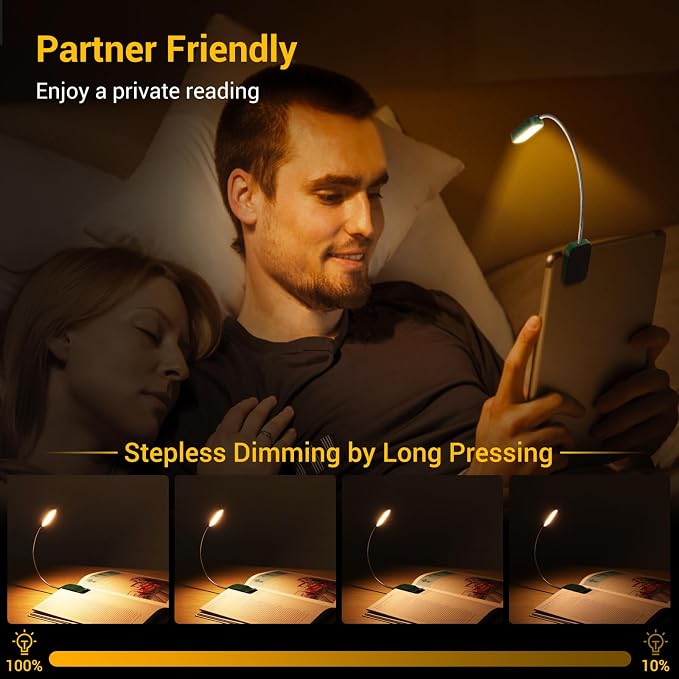 2 Pack Rechargeable Book Lights - Image 3