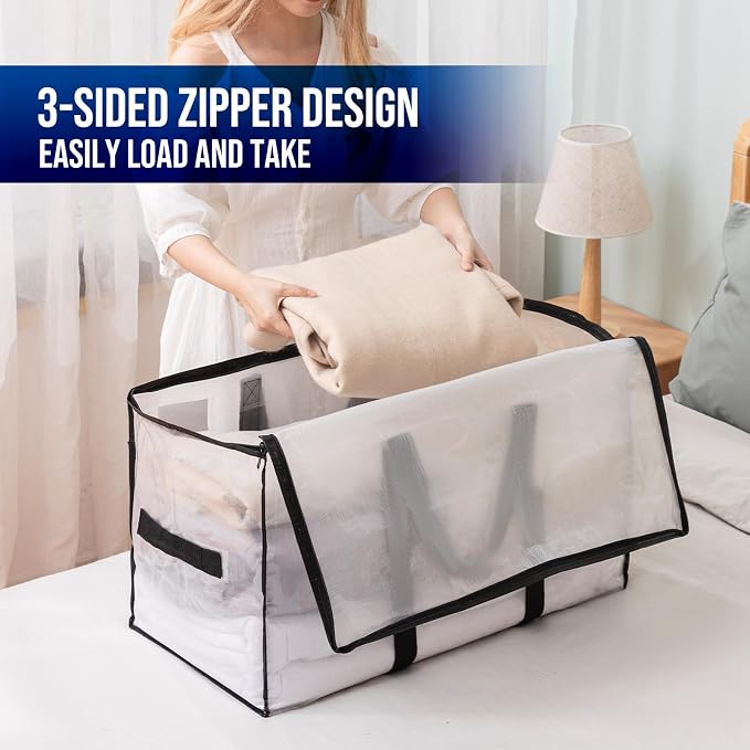 TAILI 6 Pack Clear Extra Large Moving Bags, Storage Bag - Image 6