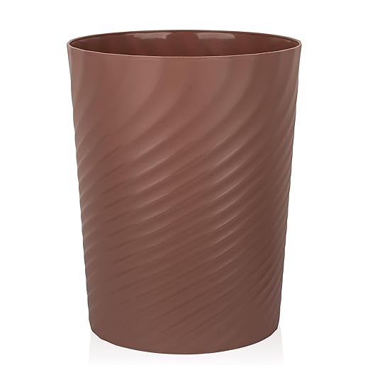 UUJOLY Plastic Small Bathroom Trash Can Wastebasket Garbage Can, Laundry Room by UUJOLY