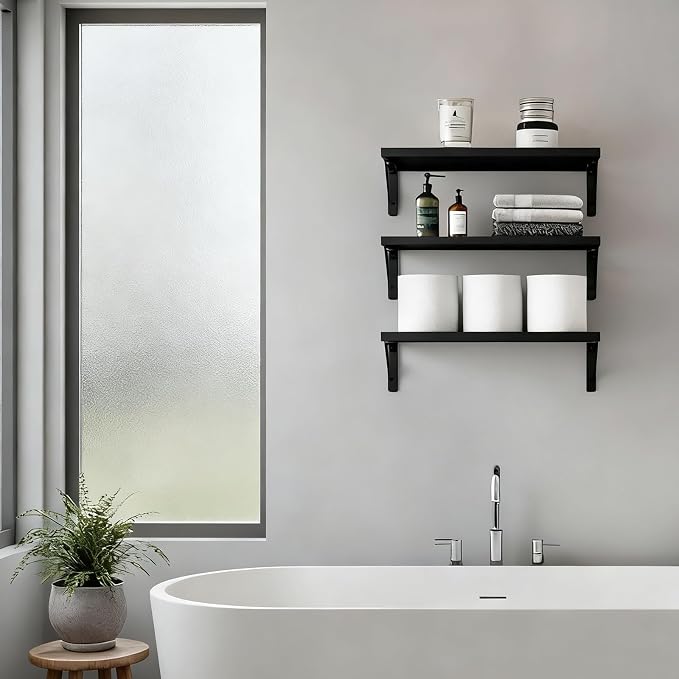 Fixwal Wall Floating Shelves for Home Decor | Wood Shelves, Natural Grain - Image 6