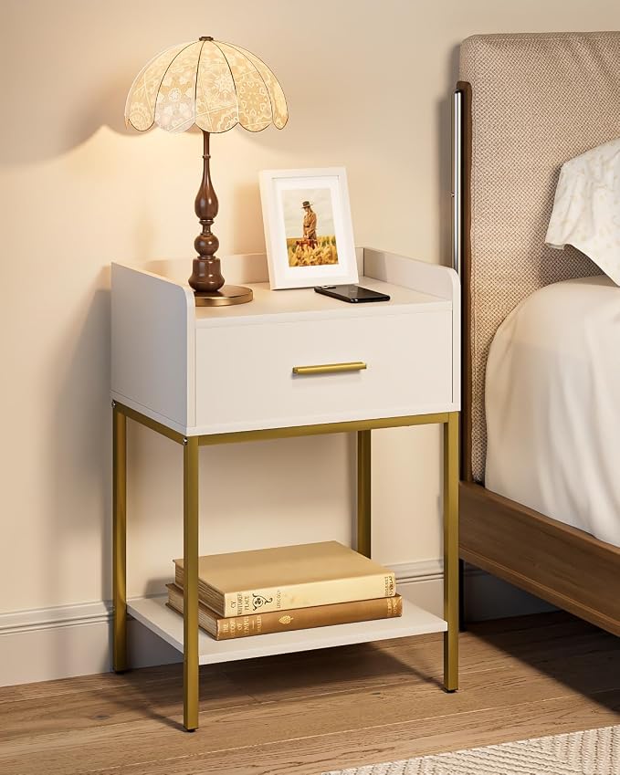 Nightstand, 3-Tier Modern Night Stand, Bedside Table - Image 5