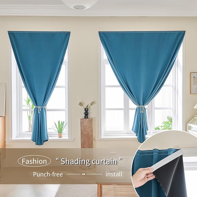 JILRON Magic Tape Stick on Portable Curtains - Image 8