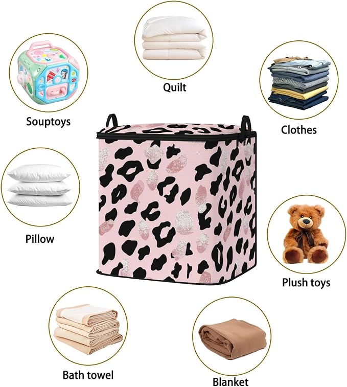 2pcs blanket storage bag for under bed, closet organizers 95L | quilt duvet - Image 2