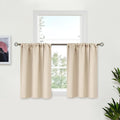 BGment Champagne Cafe Curtains 36 Inch Length by BGment