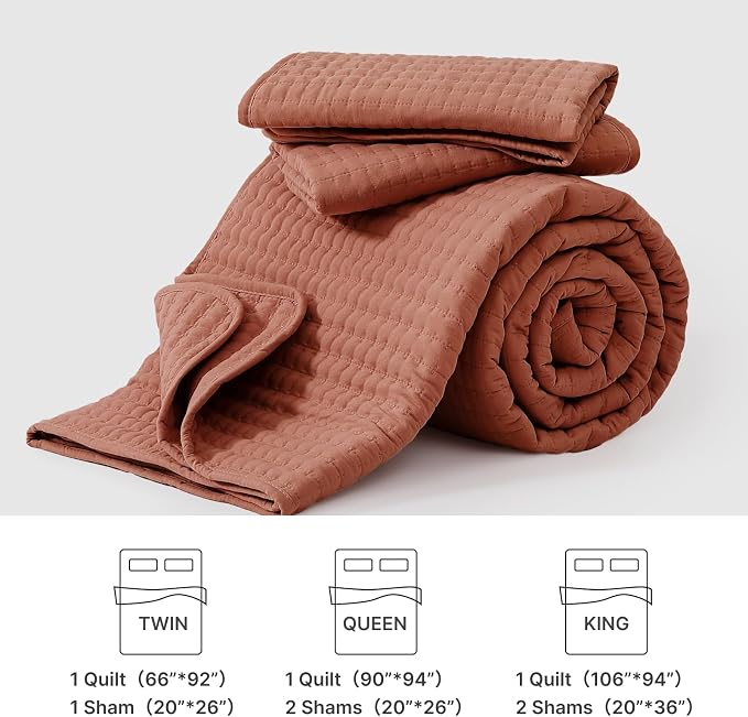 Queen Quilt-Lightweight Bedspreads Queen Size Quilt Bedding Set | Soft Coverlet - Image 8