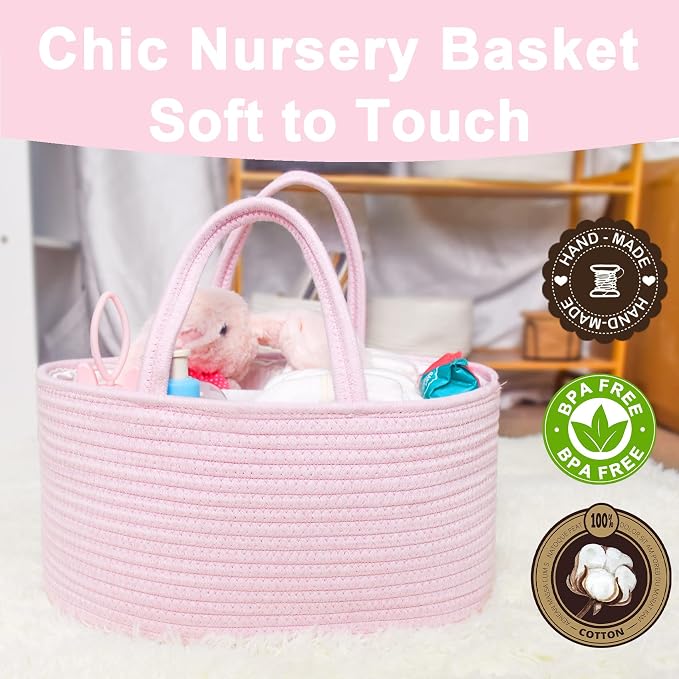ABenkle Diaper Caddy Organizer - Image 7