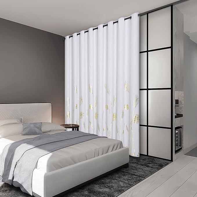 Greyish White Extra Wide Curtain - Image 2