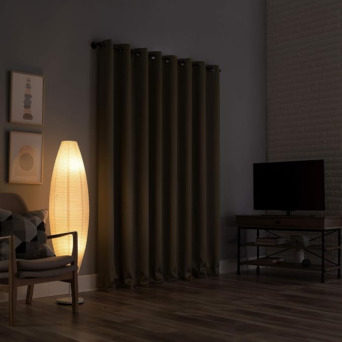 Sun Zero Nordic 2-pack Theater Grade Extreme 100% Blackout Grommet Curtain - Image 2
