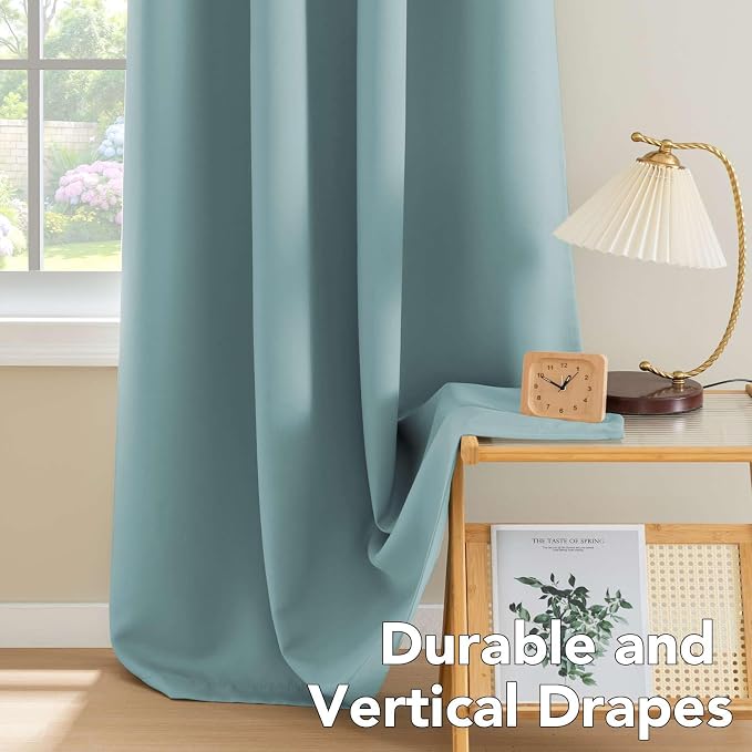 H.VERSAILTEX Window Treatment Blackout Thermal Insulated Room Darkening Solid - Image 8
