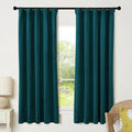RYB HOME Velvet Curtains 102 inches Long, Extra Long High Ceiling Curtains | by RYBHOME